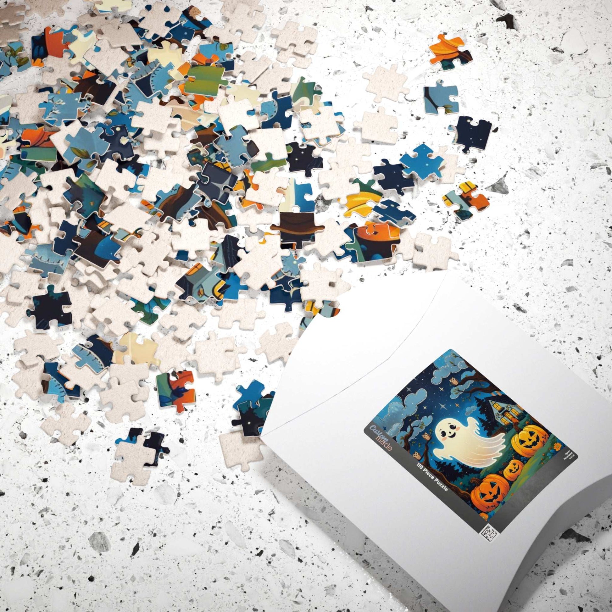 Pumpkin Patch Halloween Ghost Jigsaw Puzzle 110-1014 Pieces