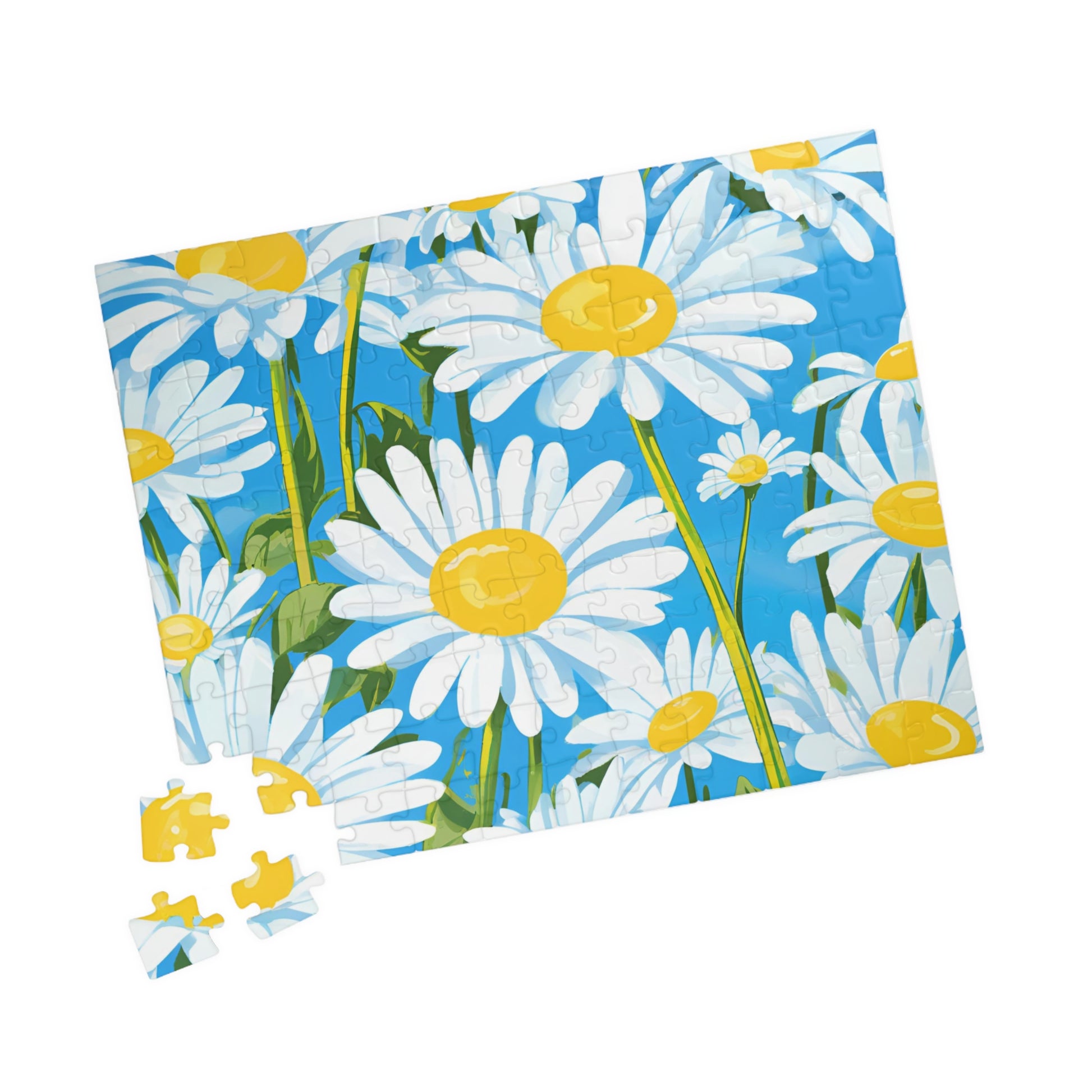 Daisy Delight Jigsaw Puzzle for Adults, Floral Jigsaw for Relaxing Days, Gift for Nature Lovers, Family Game Night, Fun Indoor Activity Puzzle The Puzzle Chest