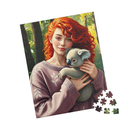 Koala Jigsaw Puzzle, Nature Wildlife Animal Theme Puzzle for Adults, Family Game Night Solo Fun, Gift for Friend, Relaxing Activity Puzzle The Puzzle Chest