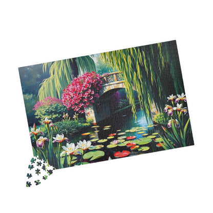Serene Garden Puzzle - 110-1014 Piece Landscape Jigsaw Game, Gift for Nature Lovers, Family Game Night, Mindfulness Activity Puzzle The Puzzle Chest