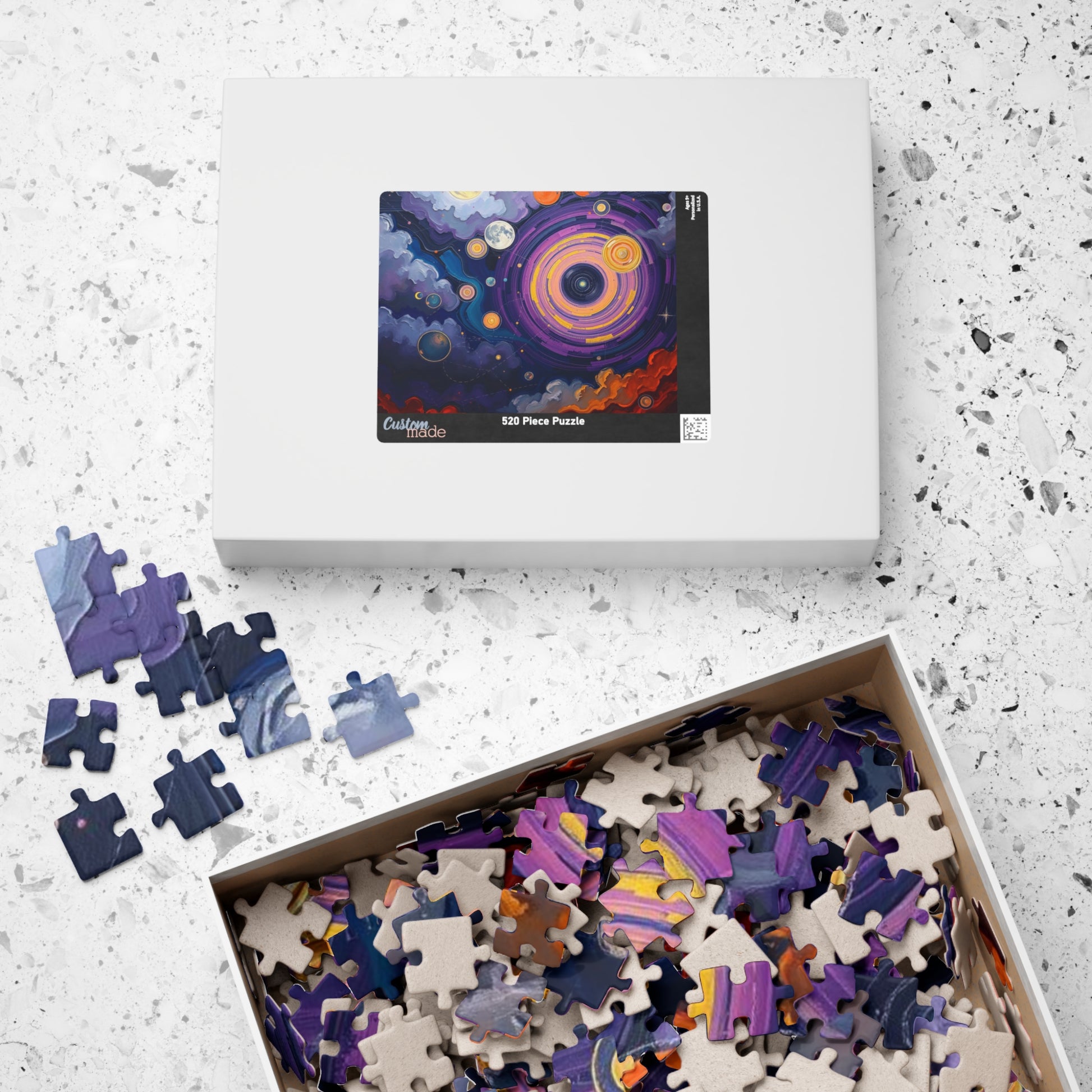 Cosmic Galaxy Abstract Puzzle for Adults, Space-Themed Game for Family Activity, Solo Fun, Holiday or Birthday Gift for Friends Puzzle The Puzzle Chest