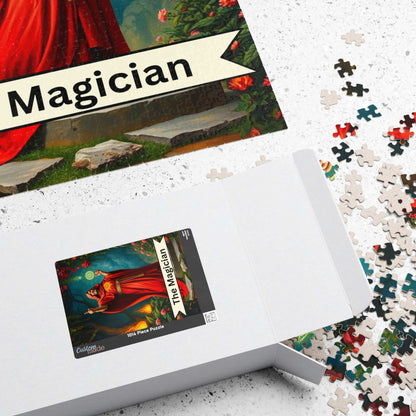 Mystical Magician Puzzle - Tarot Card Style 110-1014 Piece Jigsaw, Gift for Magic Lovers, Unique Home Decor, Family Fun, Mindful Activity Puzzle The Puzzle Chest