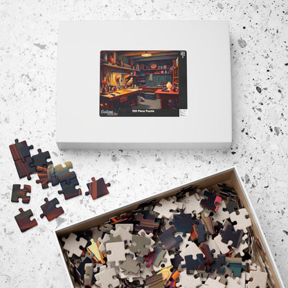 Woodworking Workshop Puzzle, Jigsaw Game for Adults Teens and Seniors, 110/252/520/1014-Piece, Entertaining Staycation Pastime, Mindful Gift Puzzle The Puzzle Chest