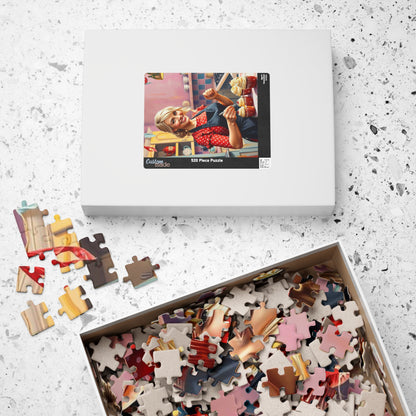 Baking Fun Jigsaw Puzzle featuring Cupcake Baker - Fun Family Game Night, Gift for Bakers, Puzzle Enthuisasts, Home Decor Kitchen Puzzle Puzzle The Puzzle Chest