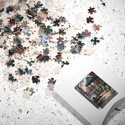 Relaxing Garden Scene Puzzle - Landscape Jigsaw Game, Perfect for Family Game Night, Cozy Evenings, Puzzle Lover Gift, Fun Solo Activity Puzzle The Puzzle Chest