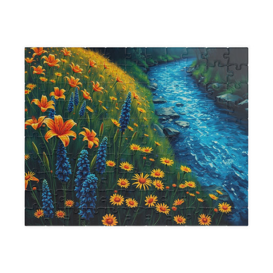 Scenic Nature Puzzle, Landscape Jigsaw Game for Adults, Gift for Friend, Nature Lover Present, Family Fun Indoor Activity, Mindfulness 110 pcs (Horizontal) Puzzle The Puzzle Chest