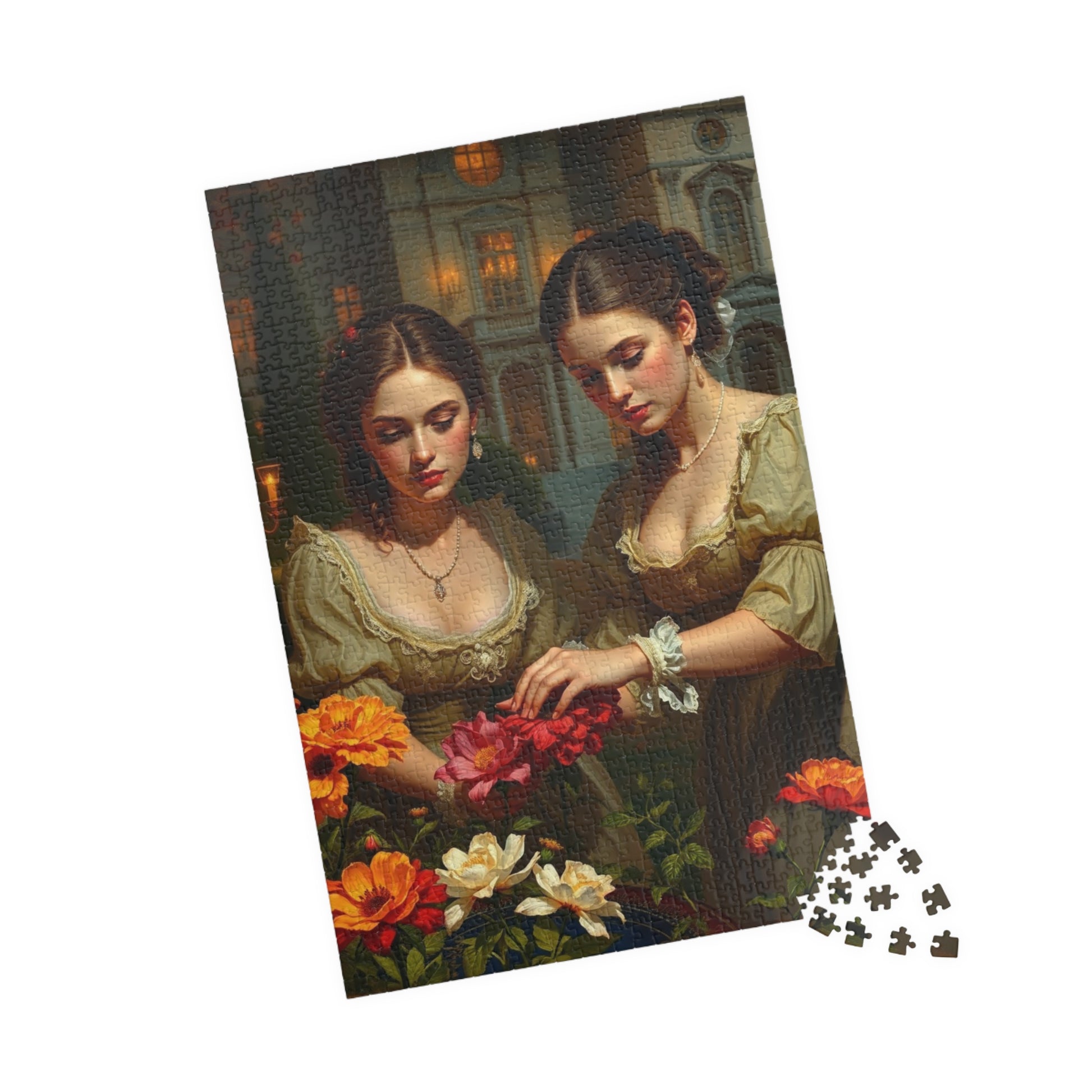 Jigsaw Puzzle, Victorian Women Garden Flowers, 110-1014 Piece - Fun Family Activity, Relaxing Hobby, Educational Game, Challenging Pastime, Puzzle The Puzzle Chest