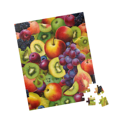 Chaotic Fruit Jigsaw Puzzle - Colorful Collage, 110 252 520 1014 Piece, Fruit Lover Gift for Friends, Family Activity, Creative Hobby Puzzle The Puzzle Chest