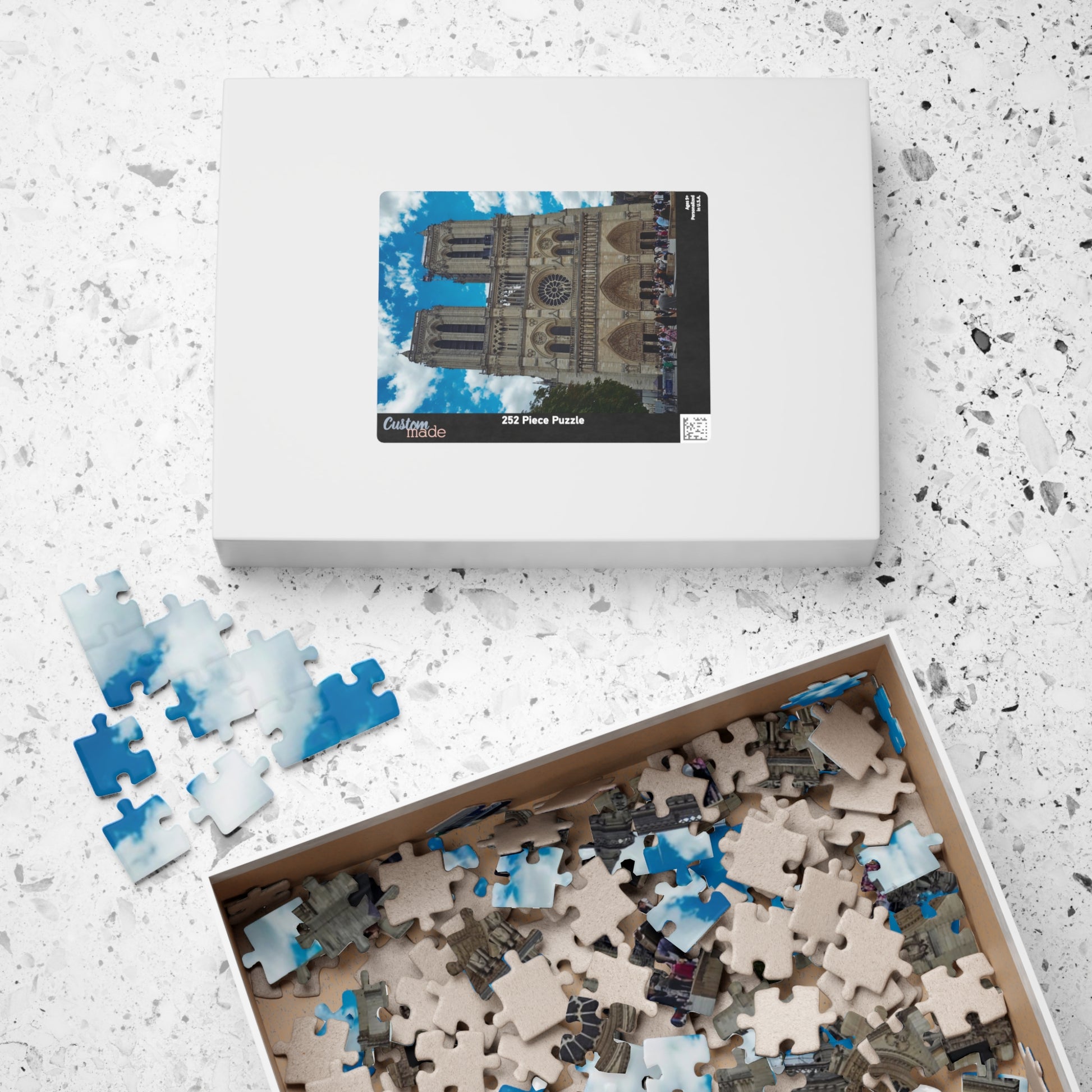 Notre Dame Cathedral Jigsaw Puzzle - Realistic Historical Landmark, Paris France Famous Monument Church, French Gothic Architecture Puzzle The Puzzle Chest