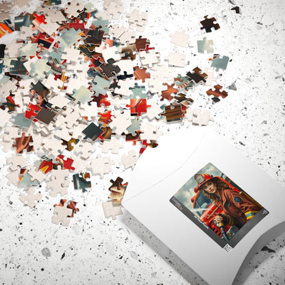 Woman Firefighter Jigsaw Puzzle - 110-1014 Piece | Holiday or Birthday Gift for Firefighters, Fun Family Game Night, Mindfulness Activity Puzzle The Puzzle Chest