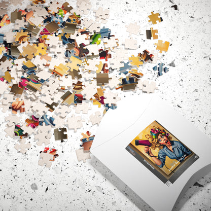 Humorous Pop Art Jigsaw Puzzle - Another Bad Hair Day Fun for Adults, Gift for Friends, Haircut Lovers, Family Game Night Puzzle The Puzzle Chest