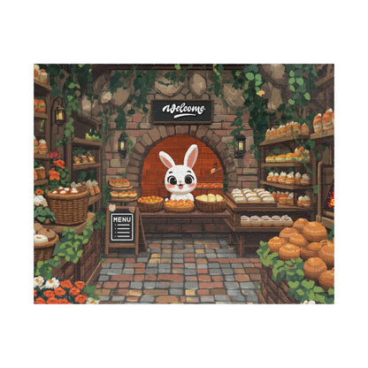 Bunny Bakery Puzzle 520 Piece | Cute Rabbit Bread Shop Jigsaw Puzzle The Puzzle Chest