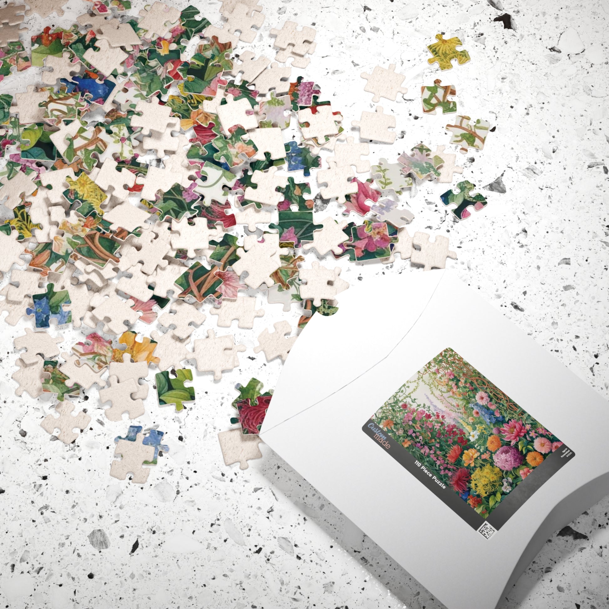 Wildflowers and Vines Puzzle, Garden Flowers Jigsaw, Floral Nature Themed Tabletop Game, 110-1014 Piece Botanical Art, Fun Family Activity Puzzle The Puzzle Chest