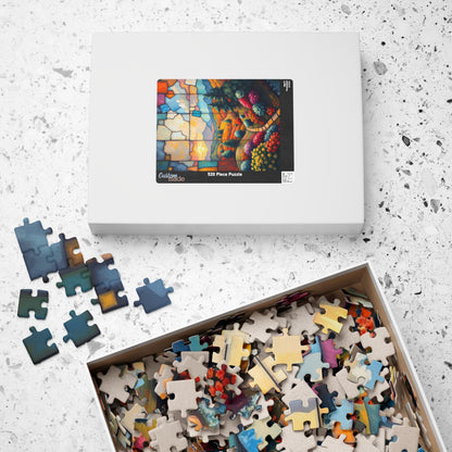 Chromatic Vale Landscape Puzzle, 110-1014 Piece Adult Jigsaw, Scenic Nature Art, Gift for Puzzle Lover, Mindfulness Activity, Brain Teaser