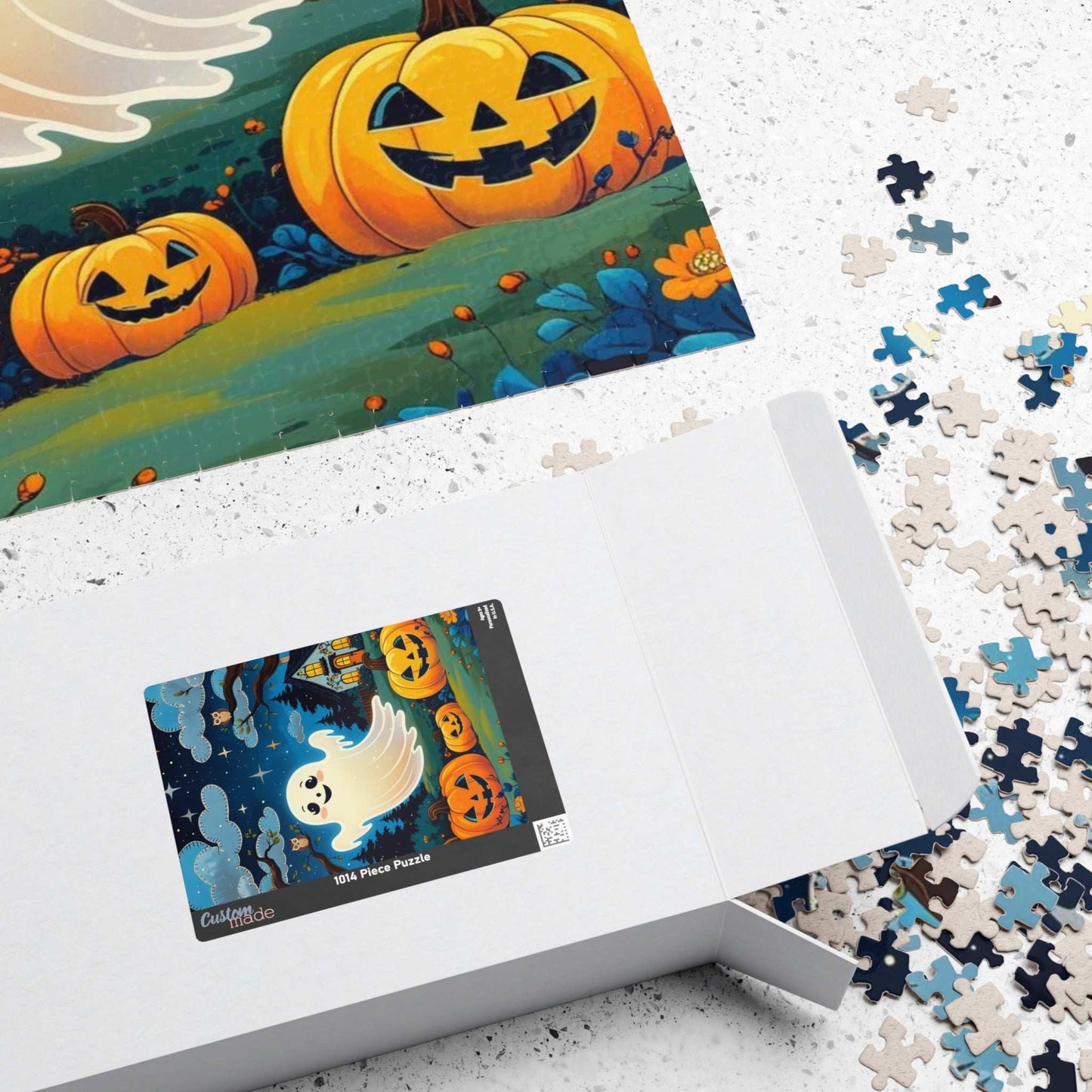 Pumpkin Patch Halloween Ghost Jigsaw Puzzle 110-1014 Pieces