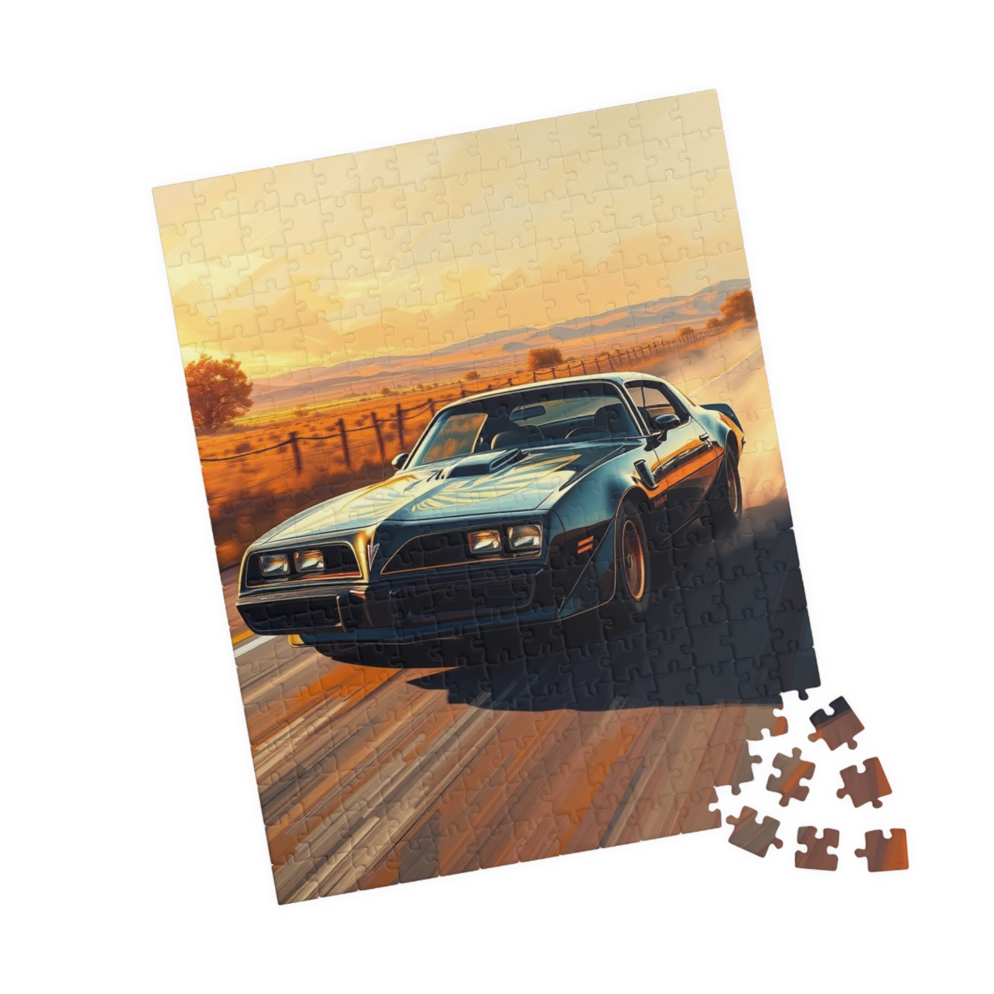 Vintage Car Jigsaw Puzzle - 1977 Firebird, Classic Auto Art Puzzle The Puzzle Chest