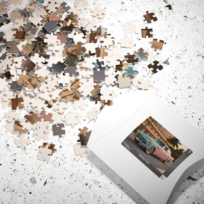 Vintage Car Puzzle - Classic 1956 Packard Caribbean, Nostalgic Jigsaw Game Puzzle The Puzzle Chest