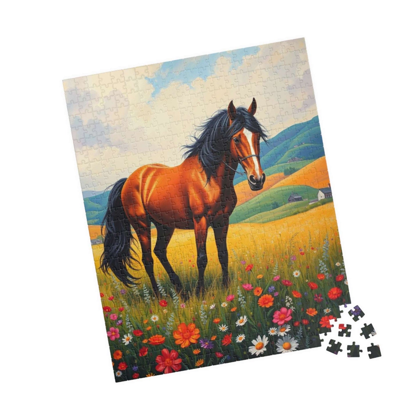 Horse Lover's Puzzle, 110-1014 Piece Equestrian Jigsaw Game, Nature Theme Gift for Animal Enthusiast, Family Fun Mindful Activity, Horse Art Puzzle The Puzzle Chest