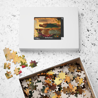 Religious Jigsaw Puzzle - Adam and Eve Leaving the Garden of Eden, Christian Puzzle Lover Gift for Friend, Mindful Family Activity, Solo Fun