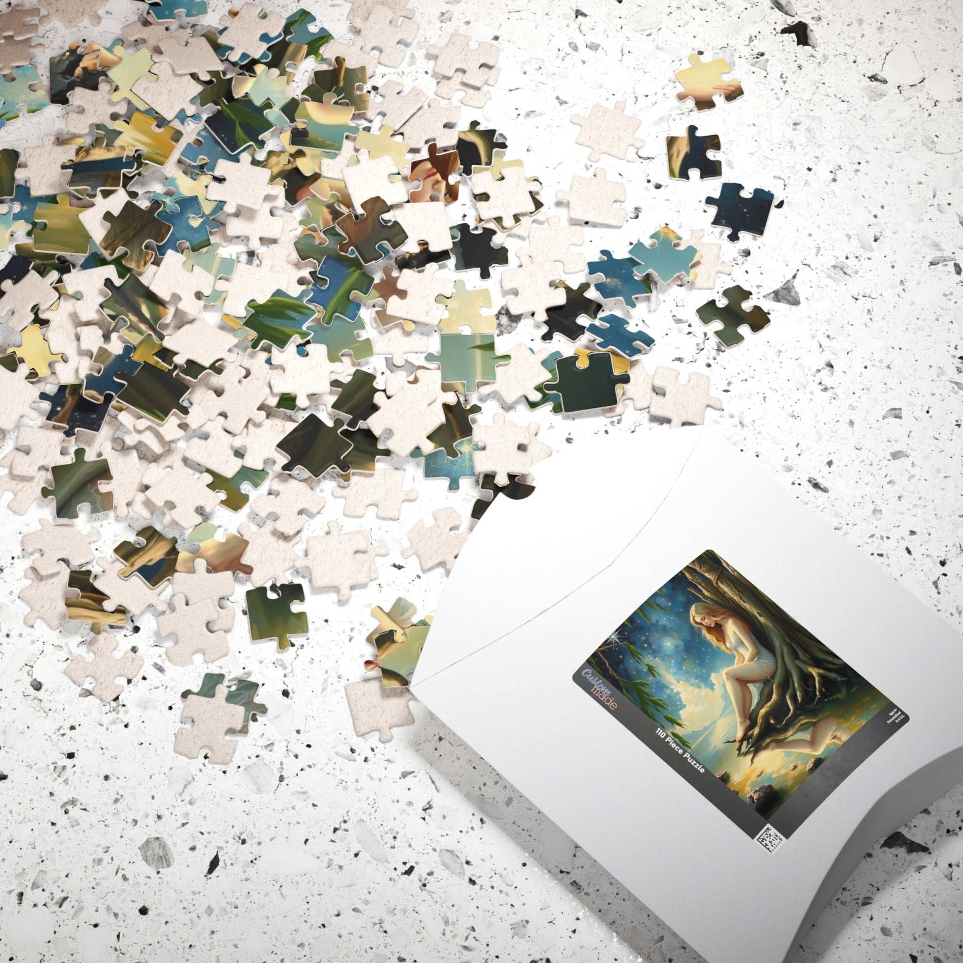 River Nymph Jigsaw Puzzle, Starlit Night and Otherworldly Beauty, 110-1014 Piece, Fantasy Art Gift Puzzle The Puzzle Chest