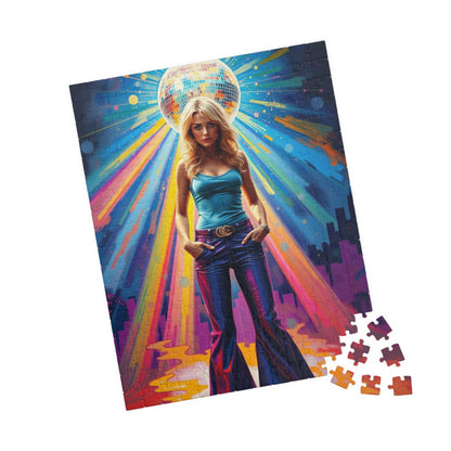 Disco Vibe Jigsaw Puzzle - 110 to 1014 Pieces, Retro Artwork Pop Art, Perfect Gift for Nostalgia Lovers, Party Entertainment, Family Fun Puzzle The Puzzle Chest