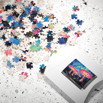 Magical Mushroom Puzzle, Enchanting Fantasy Jigsaw Puzzle for Adults, Holiday or Birthday Gift for Friend, Puzzle Lover and Art Enthusiast Puzzle The Puzzle Chest