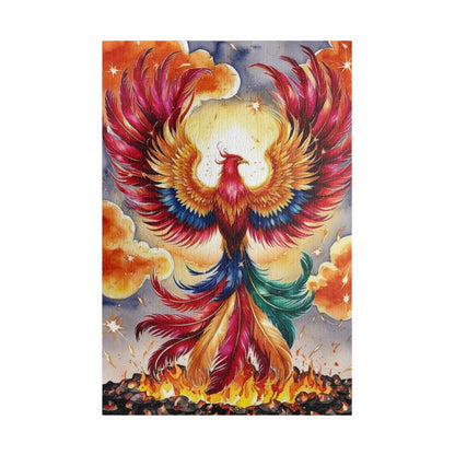 Phoenix Jigsaw Puzzle, Mythical Fire Bird, Folklore Art, Creative Gift for Adults, Birthday, Holiday Fun 1014 pcs (Vertical) Puzzle The Puzzle Chest