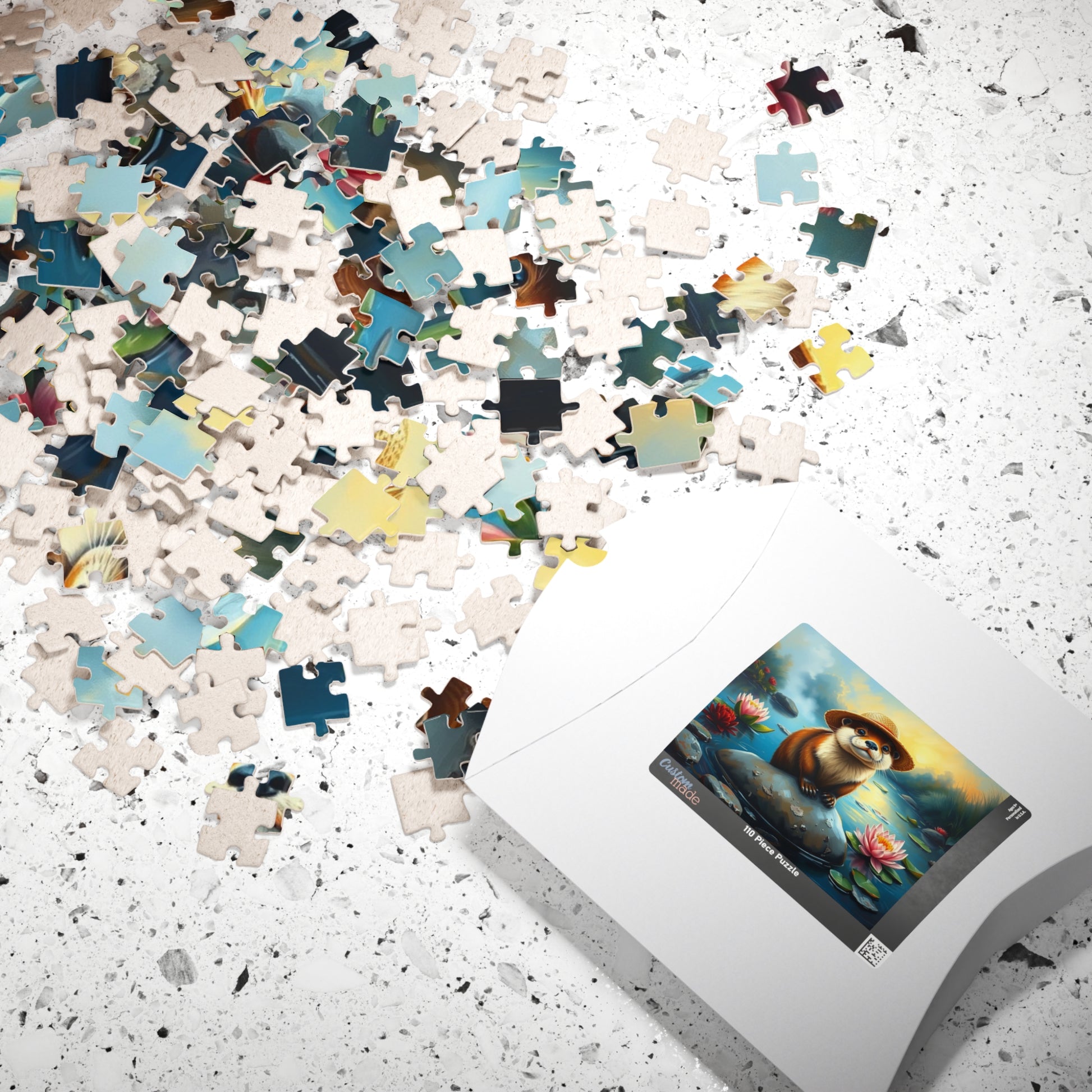 Adorable Otter Jigsaw Puzzle - Perfect for Family Fun, Gift for Nature Lover and Puzzle Enthusiasts, Brain Teaser Puzzle The Puzzle Chest
