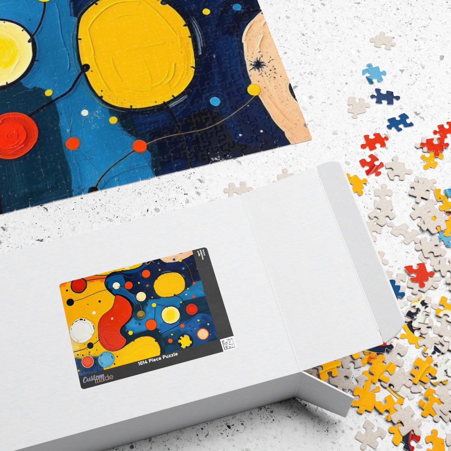 Colorful Abstract Puzzle - Modern Art Jigsaw Game Puzzle The Puzzle Chest