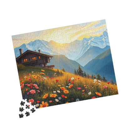 Scenic Mountain Jigsaw Puzzle - 110, 252, 520, 1014-piece, Nature Decor, Gift for Nature Lovers, Family Fun, Indoor Activity Puzzle The Puzzle Chest