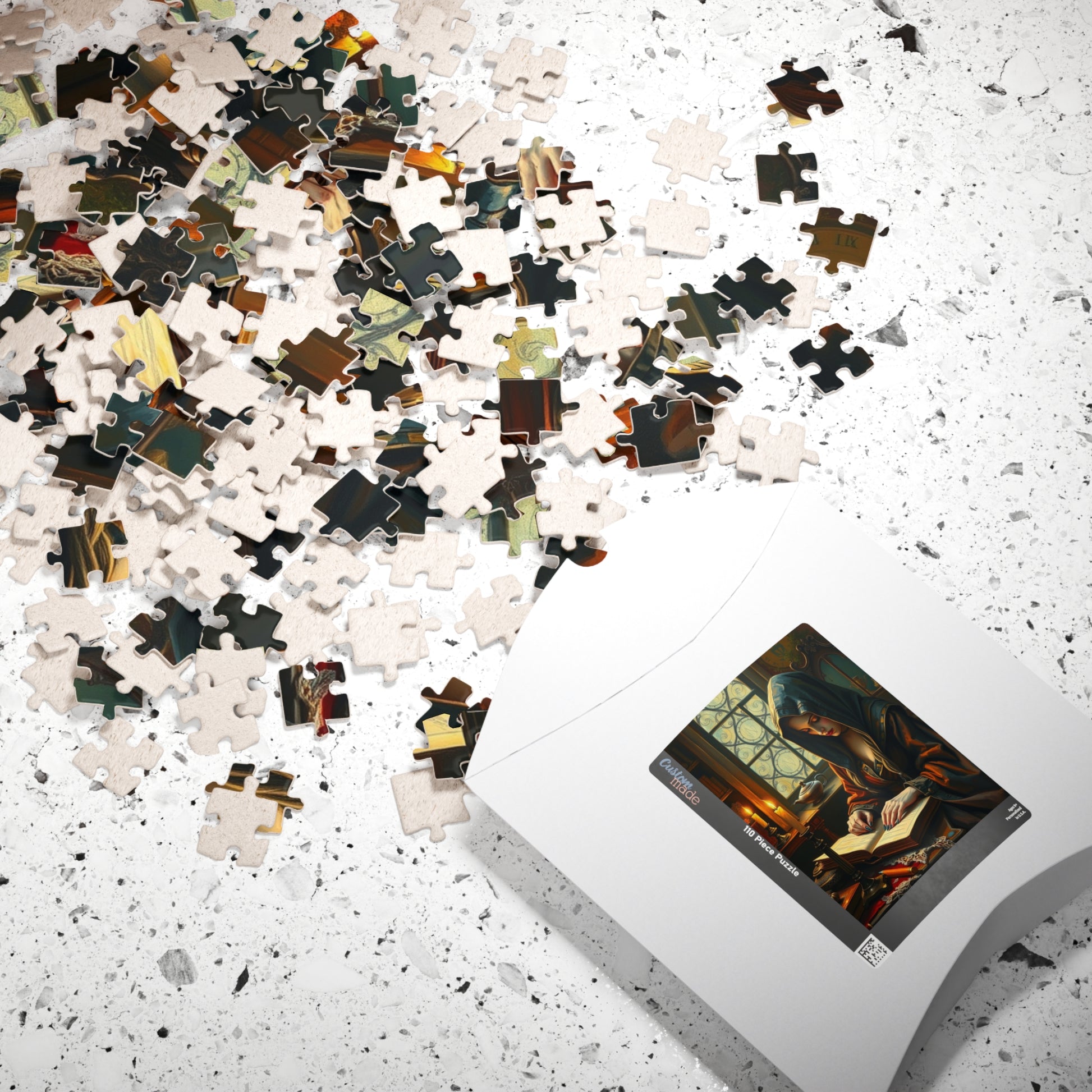 Mystical Gothic Art Puzzle, 110-1014 Piece Study Room Scene, Jigsaw Game for Relaxation, Ideal Gift for Puzzle Lovers, Entertaining Pastime Puzzle The Puzzle Chest