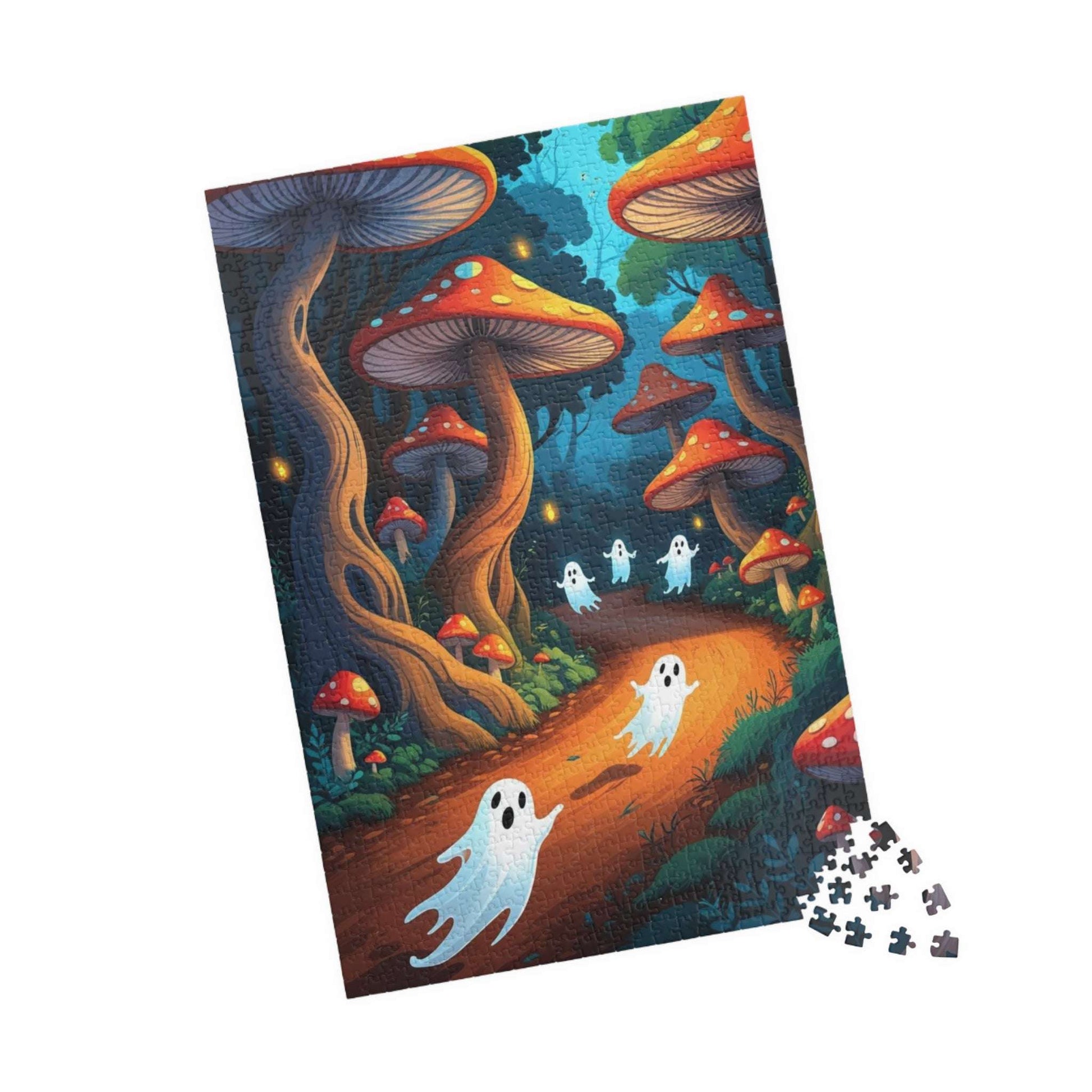 Charming Ghostly Adventure Halloween Jigsaw Puzzle for Adults, 110-1014 Pieces