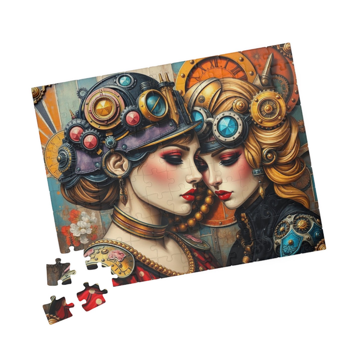 Steampunk Jigsaw Puzzle, Home Entertainment, Mindfulness Activity, Creative Gift Idea for Art Lovers, Vintage Aesthetic, Family Indoor Game Puzzle The Puzzle Chest