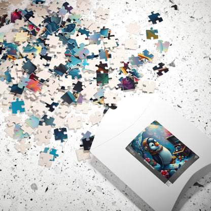 Whimsical Penguin Treasure Jigsaw Puzzle (110, 252, 520-piece) Puzzle The Puzzle Chest