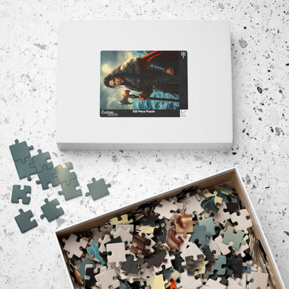 Viking Jigsaw Puzzle 110-1014 Piece, Medieval Era Woman Warrior on Stormy Sea, Norse Mythology, Gift for Puzzle Enthusiast, Mindful Activity Puzzle The Puzzle Chest