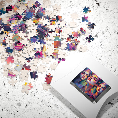 Colorful Art Puzzle - Tranquil Trio | 110, 252, 520, 1014-piece Jigsaw | Meditation Theme | Gift for Art Lovers, Family Activity, Relaxation Puzzle The Puzzle Chest