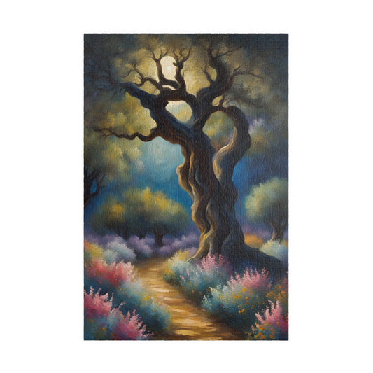 Garden of Gethsemane Olive Trees Jigsaw Puzzle, Religious Theme Faith-Based Tabletop Game, Meditation Activity, Stress Relief, Unique Gift 1014 pcs (Vertical) Puzzle The Puzzle Chest