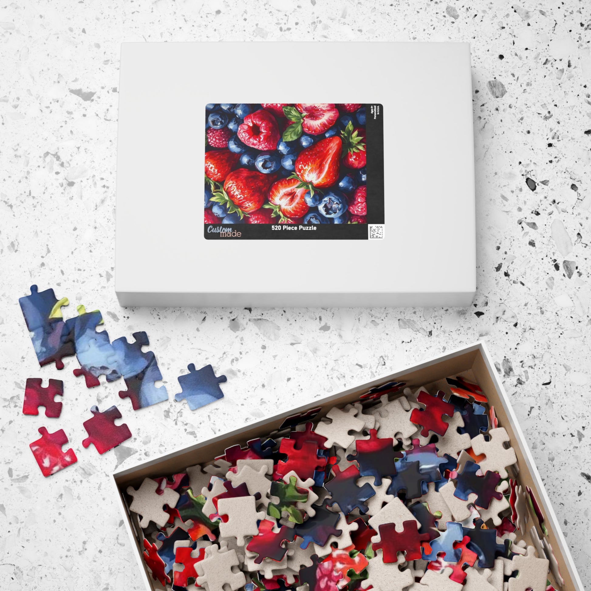Fruity Jigsaw Puzzle Art - 110, 252, 520, 1014-piece, Foodie Gift for Friends, Family Game Night, Fruit Lover's Challenge Puzzle The Puzzle Chest