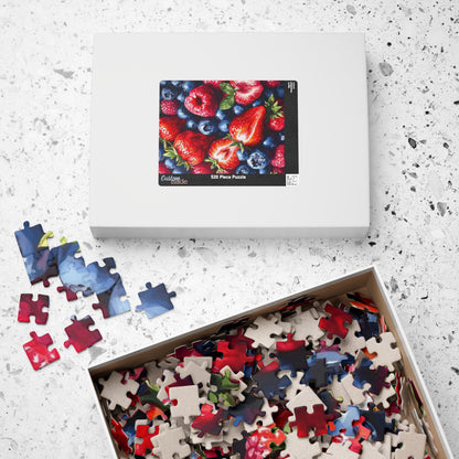 Fruity Jigsaw Puzzle Art - 110, 252, 520, 1014-piece, Foodie Gift for Friends, Family Game Night, Fruit Lover's Challenge Puzzle The Puzzle Chest