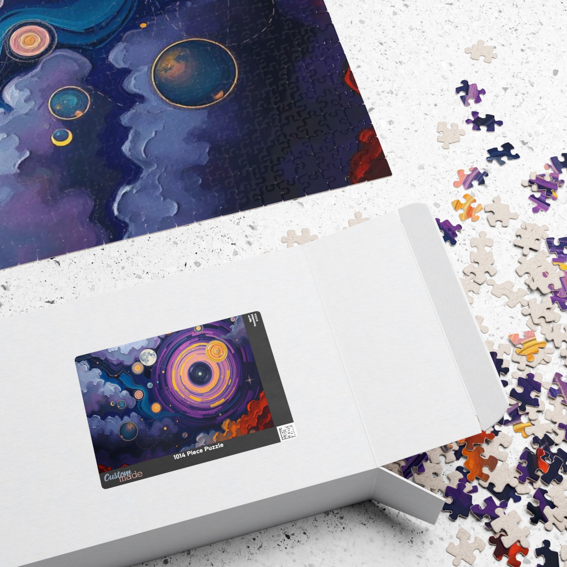Cosmic Galaxy Abstract Puzzle for Adults, Space-Themed Game for Family Activity, Solo Fun, Holiday or Birthday Gift for Friends Puzzle The Puzzle Chest