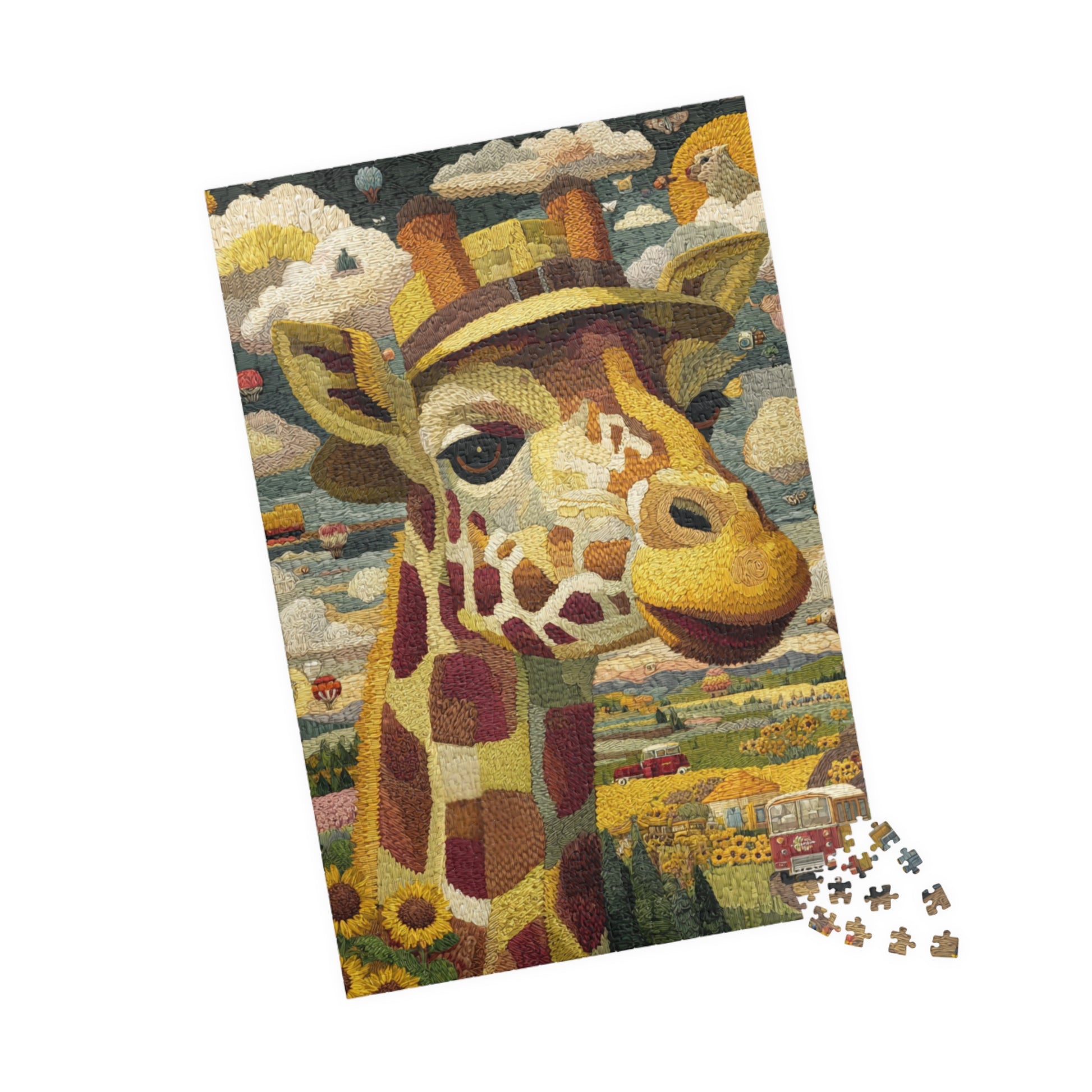 Giraffe Jigsaw Puzzle, Fun Family Activity, Gift for Friends, Home Decor, Relaxing Hobby, Puzzle Lovers 1014 pcs (Vertical) Puzzle The Puzzle Chest
