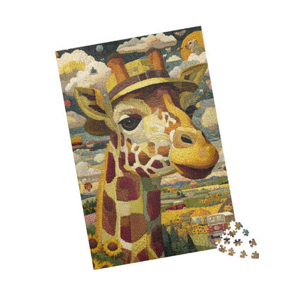 Giraffe Jigsaw Puzzle, Fun Family Activity, Gift for Friends, Home Decor, Relaxing Hobby, Puzzle Lovers 1014 pcs (Vertical) Puzzle The Puzzle Chest