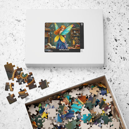 Enchanting Bookish Fairy Puzzle - Library Workshop, Steampunk Fantasy Jigsaw Puzzle Gift for Book Lovers, Puzzle Fanatics, Art Enthusiasts Puzzle The Puzzle Chest