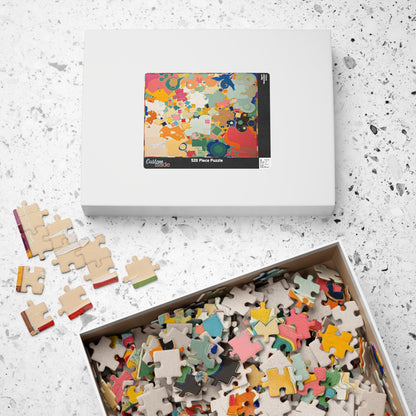 Colorful Abstract Jigsaw Puzzle for Unique Adult Gift Puzzle The Puzzle Chest