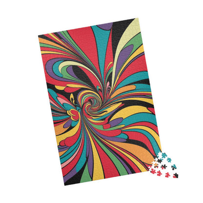 Colorful Swirl Puzzle - Pop Art Jigsaw Puzzle for Adults Puzzle The Puzzle Chest