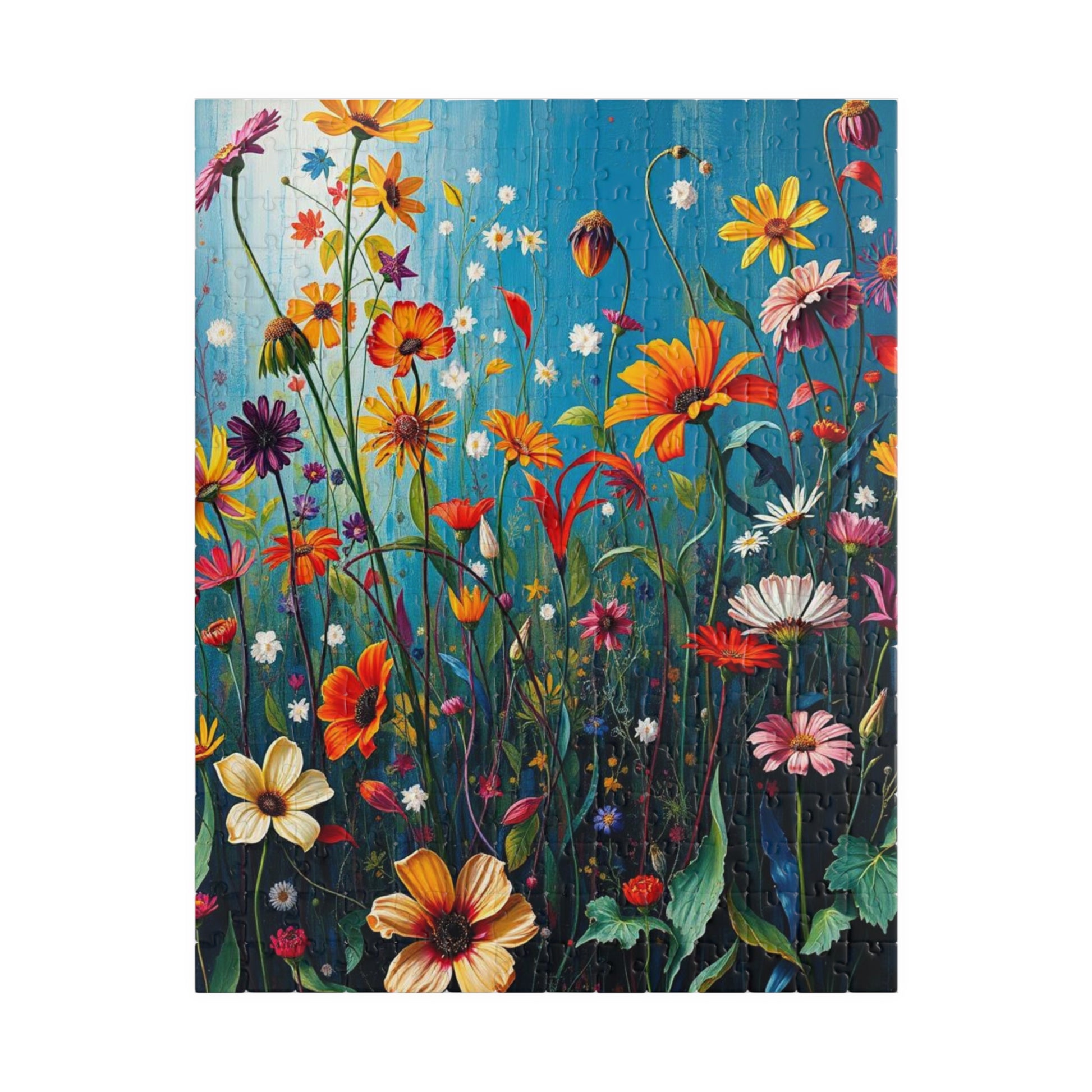 Floral Wildflower Jigsaw Puzzle, 110-1014 piece, Fun Family Activity, Unique Spring Gift for Friend Birthday Holiday, Puzzle Enthusiast 252 pcs (Vertical) Puzzle The Puzzle Chest
