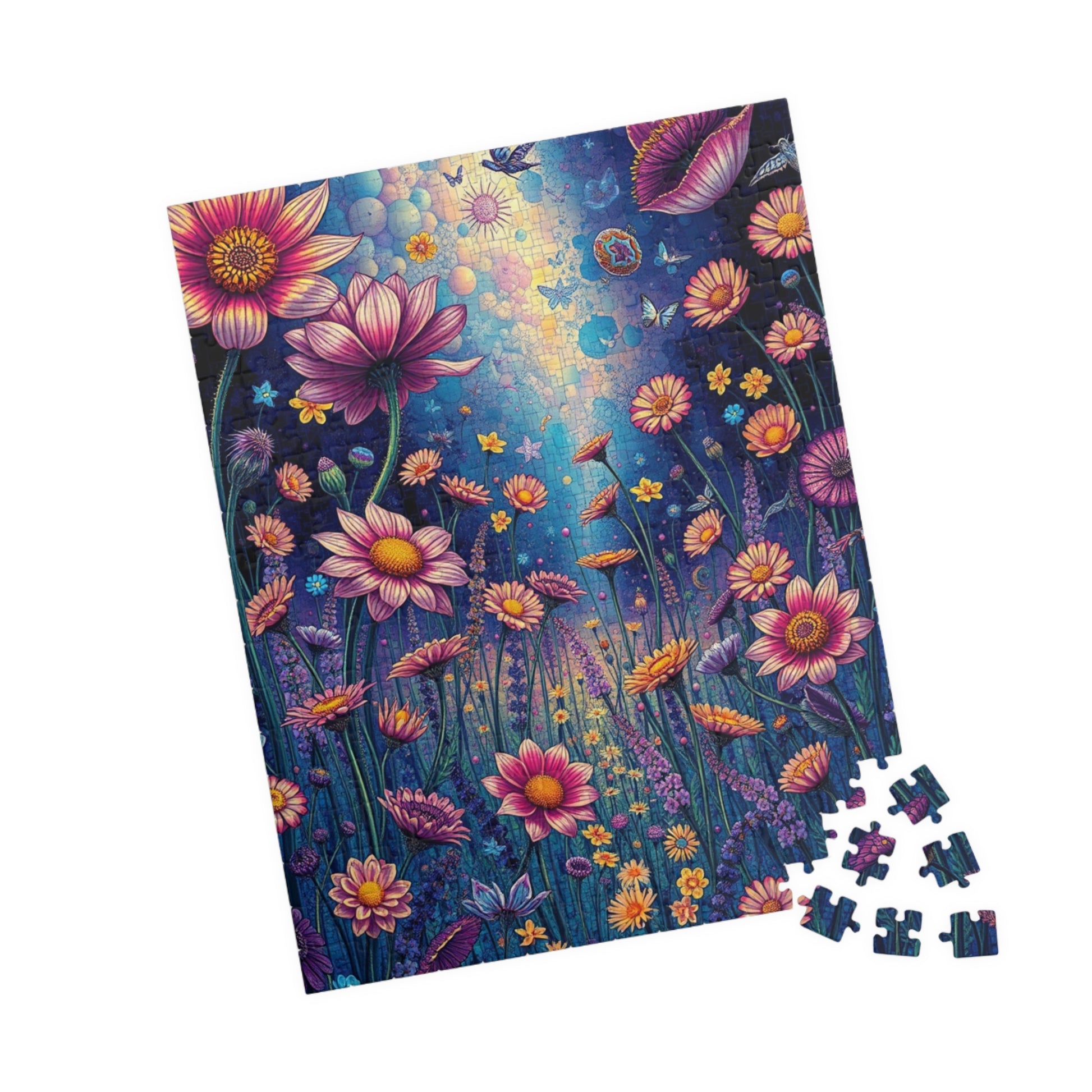 Floral Serenity Puzzle - 110 to 1014 Pieces, Perfect for Family Game Night, Gift for Nature Lovers, Mindful Relaxation, Home Entertainment Puzzle The Puzzle Chest