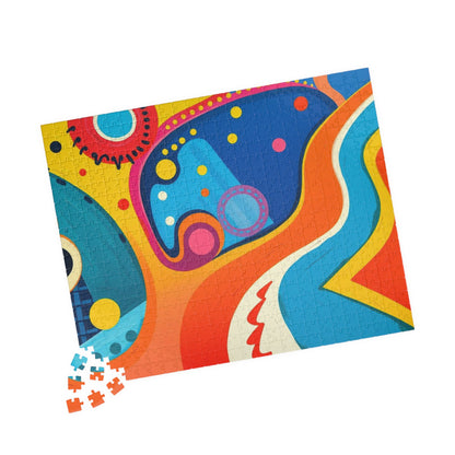 Colorful Abstract Jigsaw Puzzle for Creative Minds Puzzle The Puzzle Chest