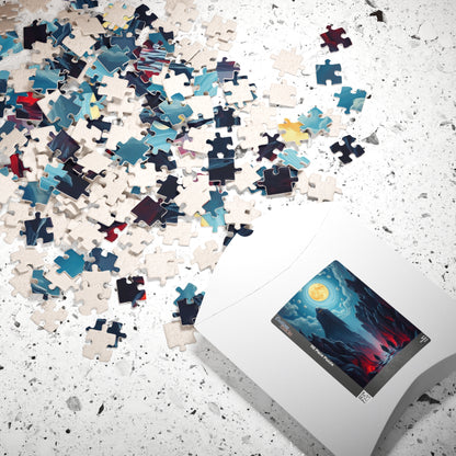 Mystical Moonlight Puzzle, 1014-piece Art Puzzle, Fantasy Scene Game, Unique Gift for Puzzle Lovers, Perfect for Family Nights, Home Decor Puzzle The Puzzle Chest