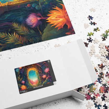 Fantasy Landscape Jigsaw Puzzle, Another World Portal 252 520 1014-Piece, Meditation Activity Stress Relief Game, Puzzle Lover Enthusiast Puzzle The Puzzle Chest